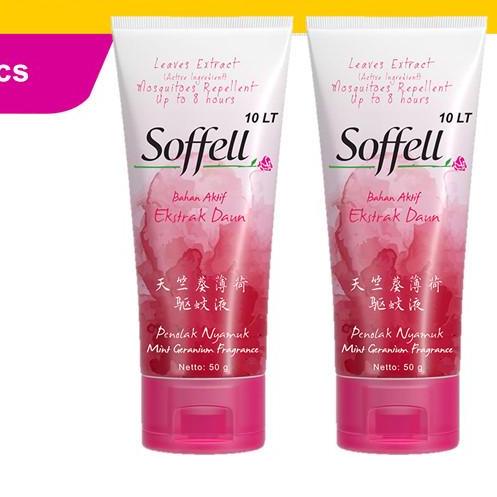 ❊ Soffell Alamia Tube Bunga Geranium 50 g x 2 ✫