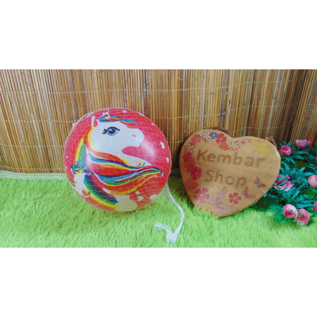 B-PONI BOLA KARET KARAKTER KUDA PONI LITTLE PONY BOLA MAINAN ANAK