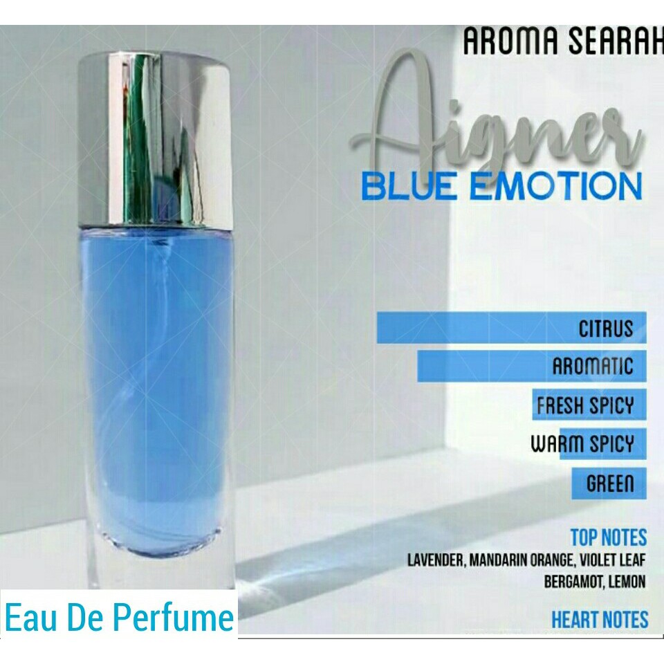 Parfum Pria Tahan Lama 24 Jam Aigner Blue Emotion | Laki-laki Aigner Black | D&G Light Blue