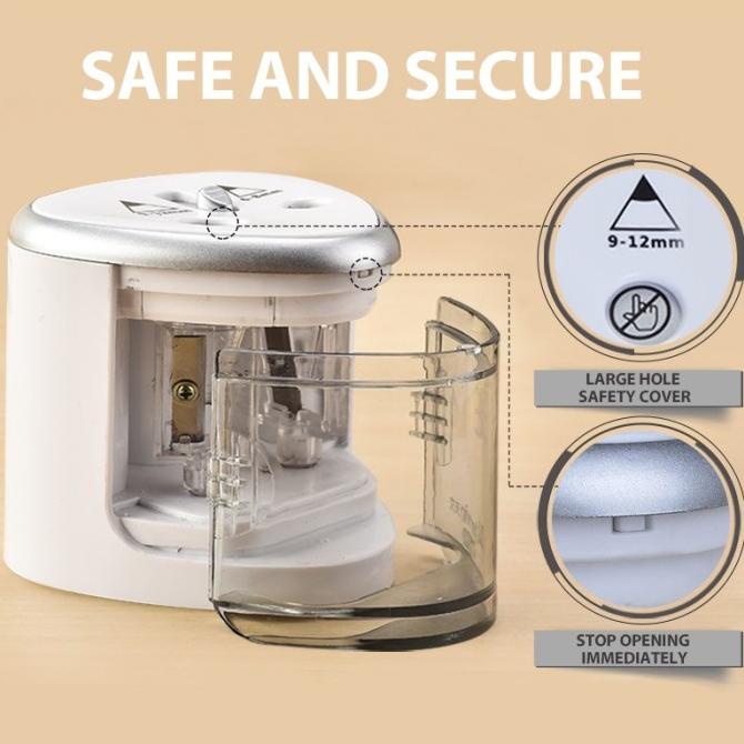 

Rautan Serutan Electric Pencil Pensil Otomatis Elektrik Sharpener