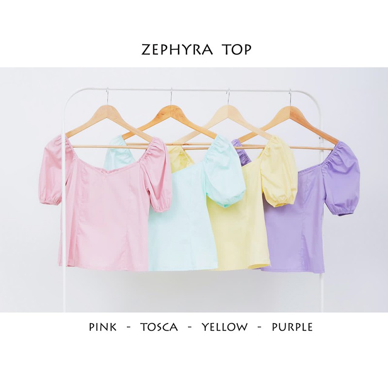 ZEPHYRA TOP - Atasan Wanita Blouse Wanita