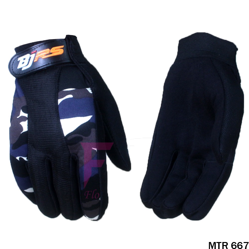 GIOFLO Sarung Tangan Motor Army Full Finger Motif Loreng Kamuflase (Banyak Pilihan Model)