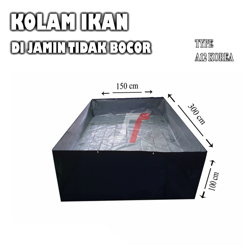 TERPAL KOLAM / KOLAM TERPAL / ORIGINAL TYPE A12 KOREA / SANGAT COCOK UNTUK BUDIDAYA IKAN AIR TAWAR