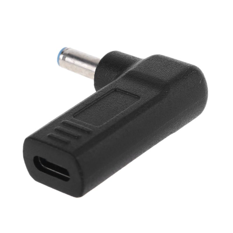 Btsg Sudut Kanan Untuk DC Power Adapter Type-C Female to 4.5x3.0mm Male Plug Adapter