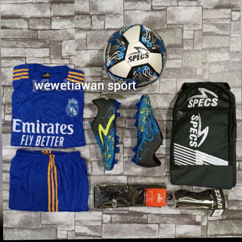 Paket komplit sepatu bola anak bonus bola