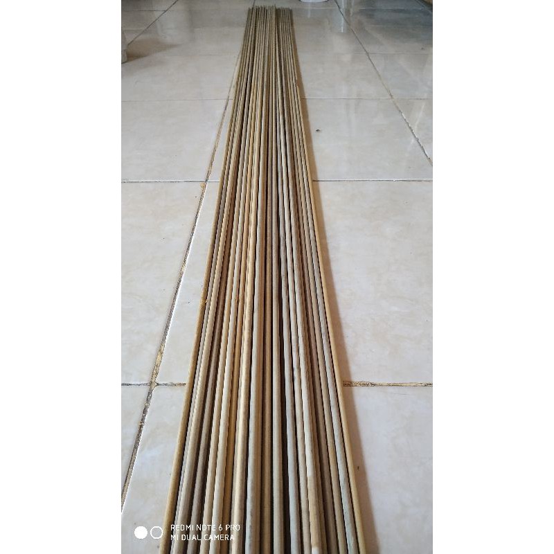 Blank carbon sutet Non Bubut diameter 7.11 panjang 200-220 Cm