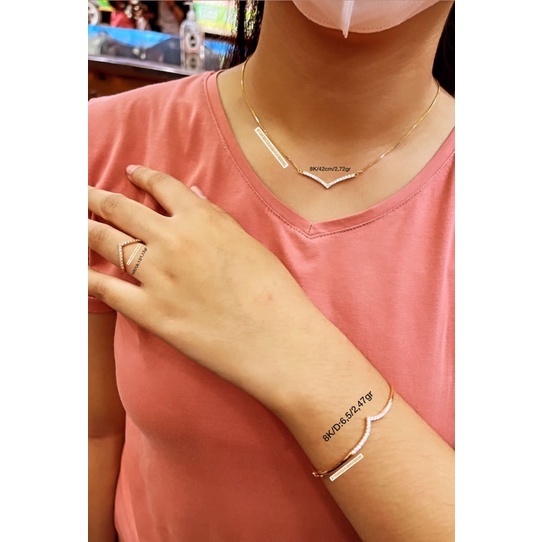 Kalung Rantai Fashion Model FUJI/AUREL/NAGITA Mas 375/8K (EMAS ASLI)