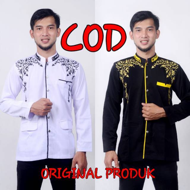 Jasko jas koko Nu kombinasi / baju jasko muslim pria tasik / jas koko bordil komputer terbaru