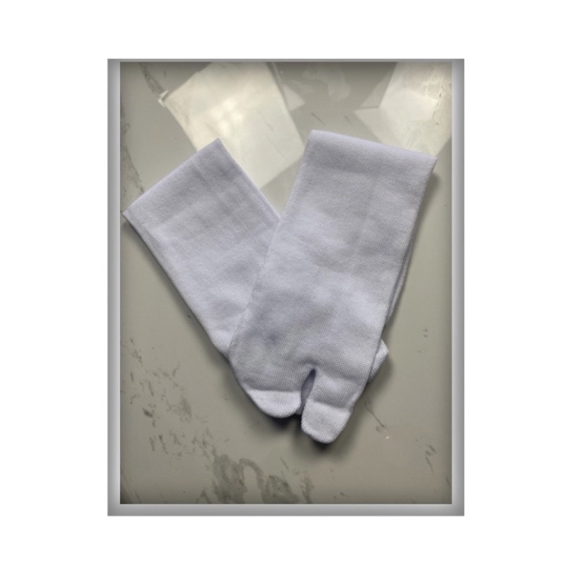 KAOS KAKI JEMPOL MUSLIMAH Bahan polyster / KAOS KAMI MURAH DAN TEBAL-Putih