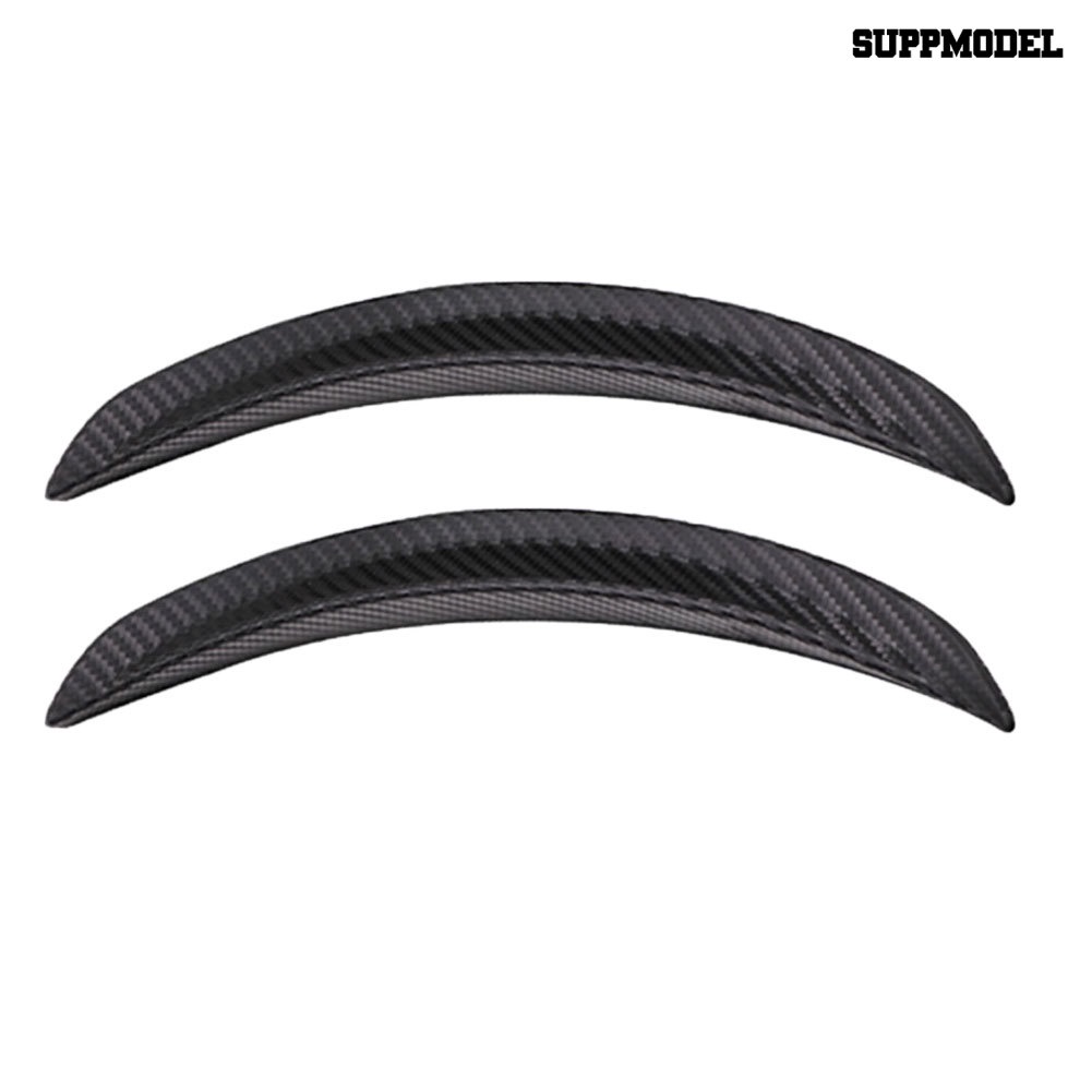 Car 2Pcs Strip Trim Dekorasi Fender Mobil Bahan Serat Karbon Panjang 42cm