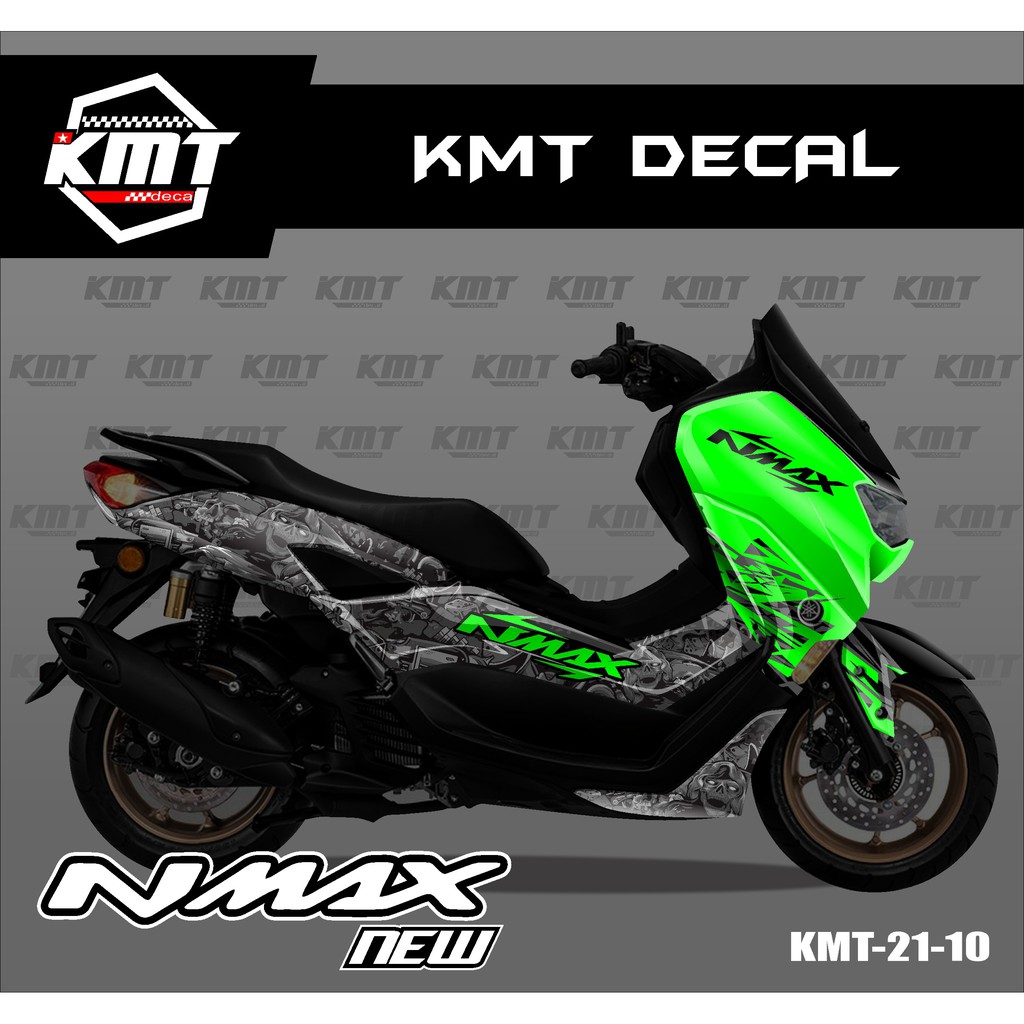 Decal Nmax Dekal Sticker Stiker Fullbody Nmax New Desain Full kmt-10
