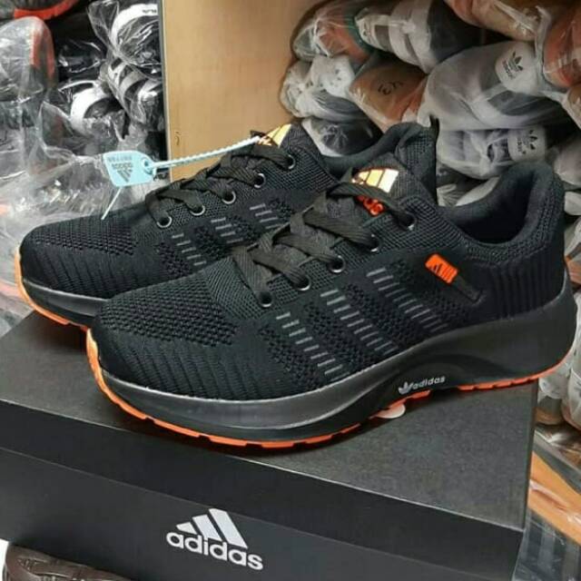 adidas black orange