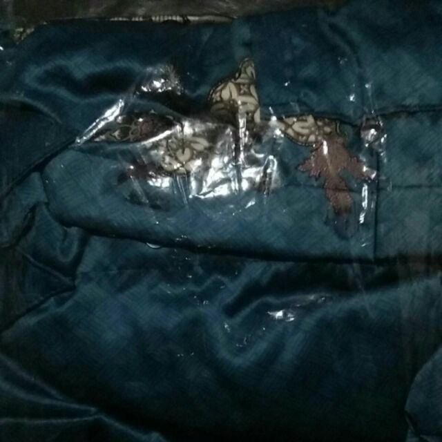 5warna Ramayana Couple 2pcs/kg 100/140 Allsize Gamis Busui Syari Batik Semi Sutera Halus Knz Ch