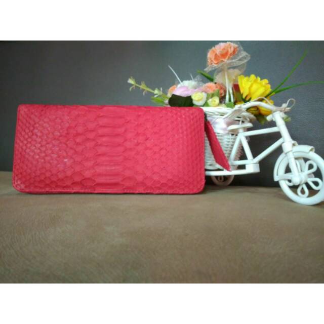 Dompet kulit ular asli