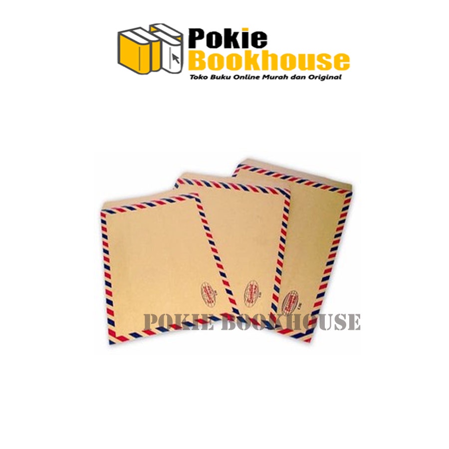 

AMPLOP MANILA COKLAT AIRMAIL EXEKUTIVE FOLIO TALI KUALITAS KUAT 80 Gsm