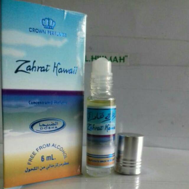 Parfum DOBHA 6ml aroma ZAHRAT HAWAII