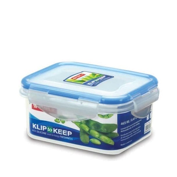.........] Kotak plastik klip to keep 465ml 1001