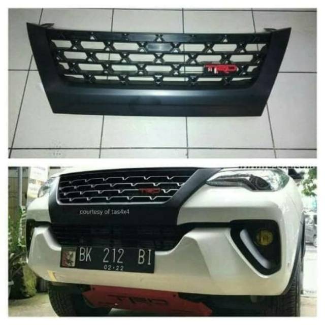 Grill depan TRD mobil all new Fortuner 2016-2018