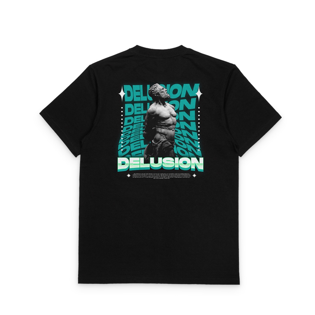 Almost Studio - T-Shirt - Delusion - Black