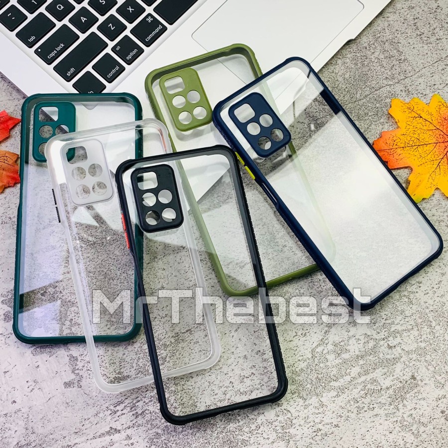 REDMI NOTE 11 10 NOTE 10 NOTE 10S NOTE 10 PRO NOTE 10 5G CASE UME MIQILIN HARDCASE BENING TRANSPARAN FUZE CLEAR CASING PROTECT CAMERA COVER PELINDUNG KAMERA REDMI10 REDMI 10 4G