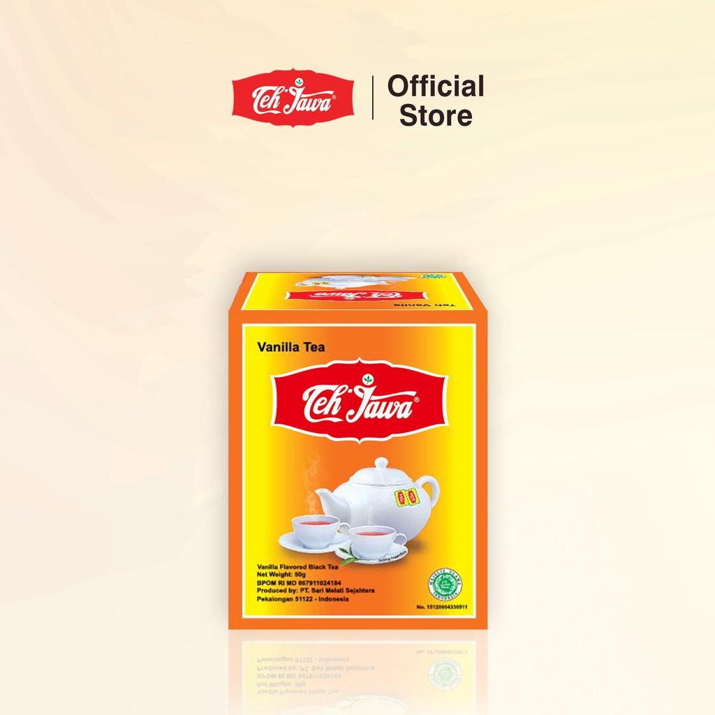 Teh Jawa Rasa Vanilla (1 pak isi 10 x 50gram)