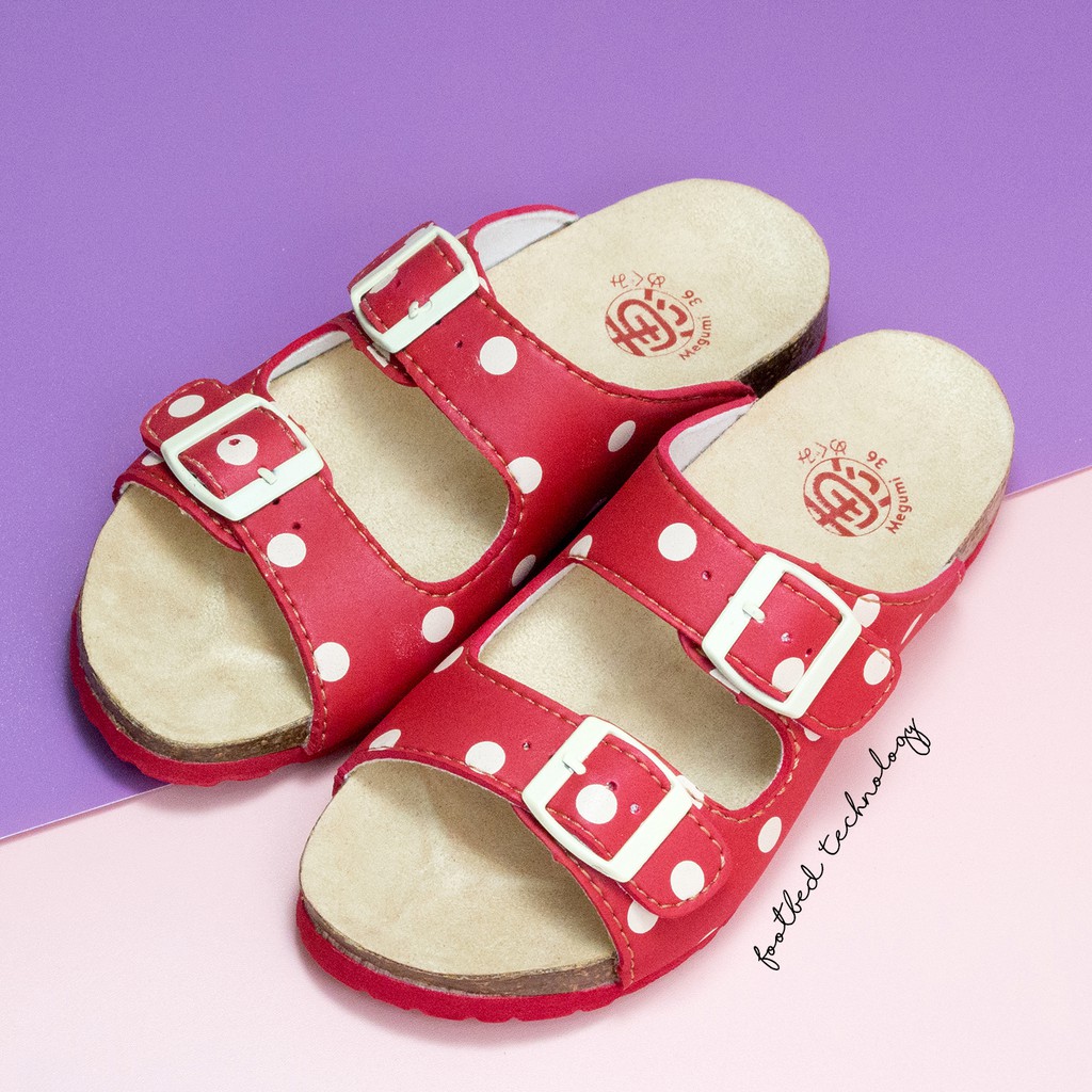 Sandal Megumi Wanita Dotted
