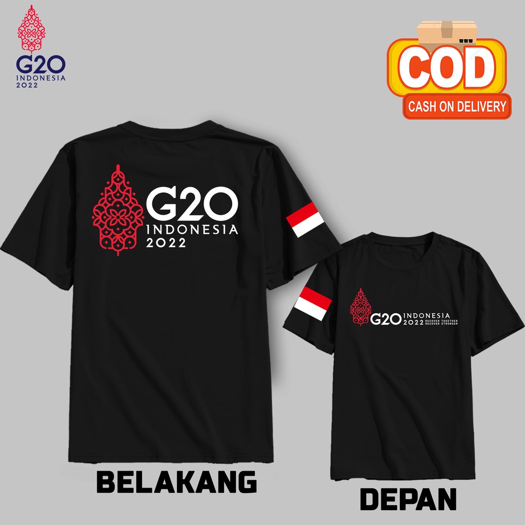 [COD] DIMENSI KAOS | KAOS G20 INDONESIA | KAOS KTT G20 INDONESIA BALI | BAJU KTT G20 INDONESIA | KAO