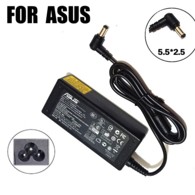 Adaptor Charger Asus 19V - 3.42A DC 5.5 | A43 A43E A43U A43F A43S K43S K42 A43 N43 X550 K45 UX21A UX32A UX31A Original