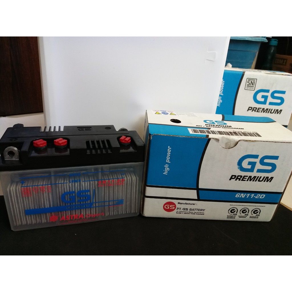 Aki Motor Accu Motor 6N11-2D GS ASTRA