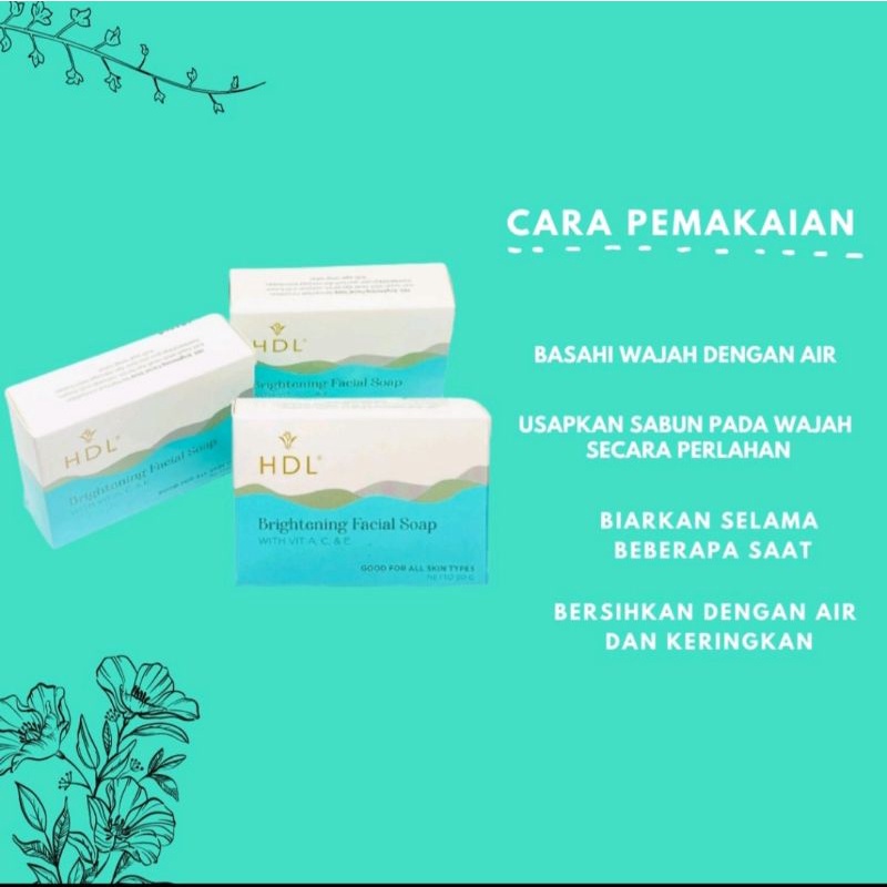 Sabun HDL Brightening Facial Soap Original BPOM