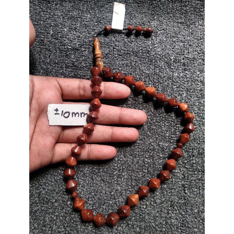 tasbih kokka motif wajik ± 10 mm ( 10mm ) 33 butir