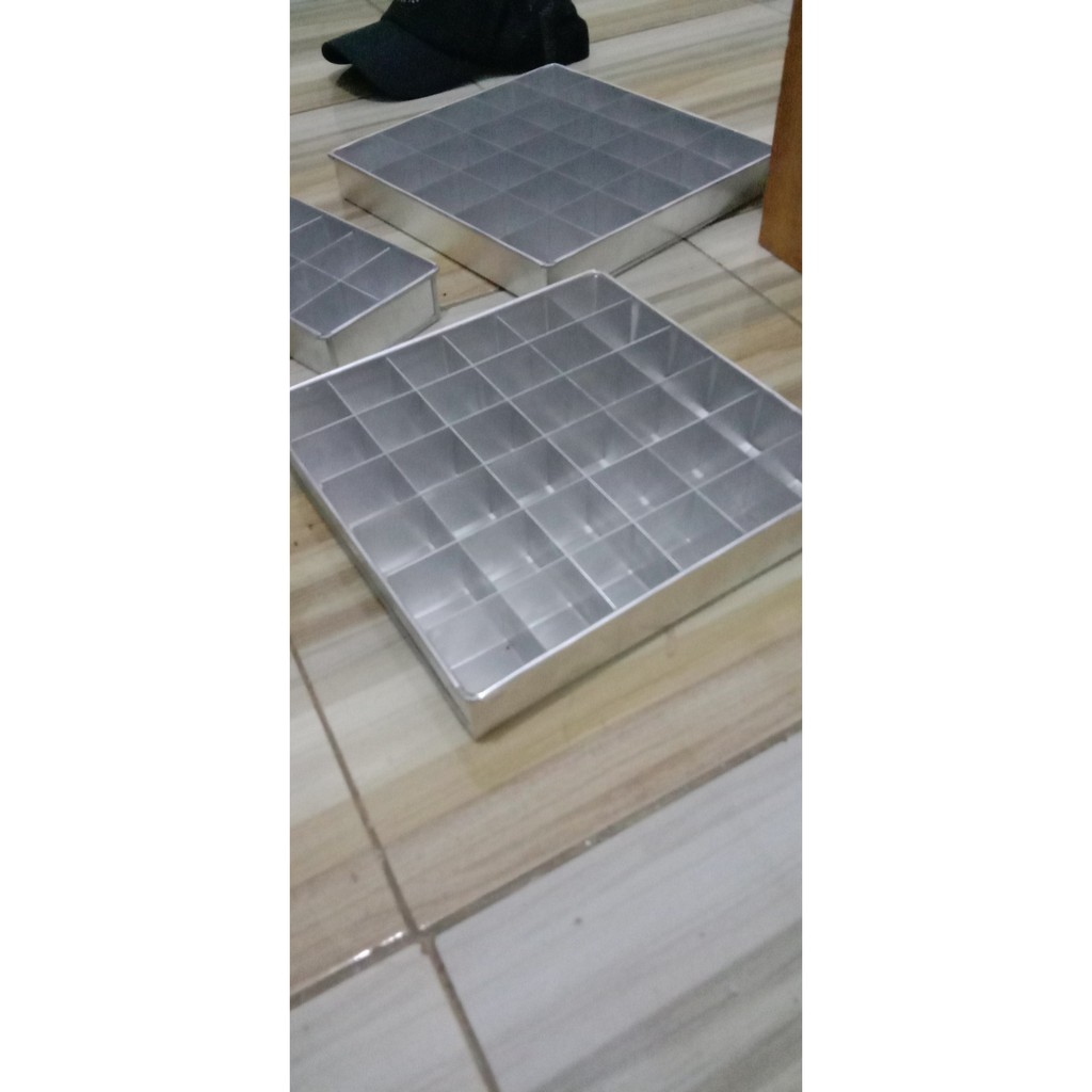 Loyang Brownies Sekat | Kotak Persegi Panjang Skat