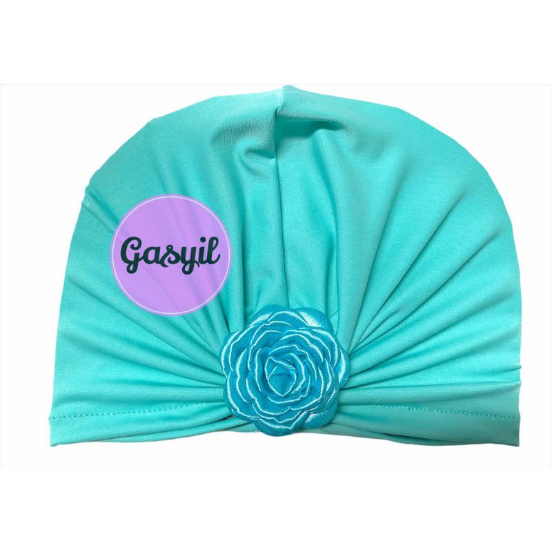 Turban Bayi Bunga Rose / ciput baby newborn