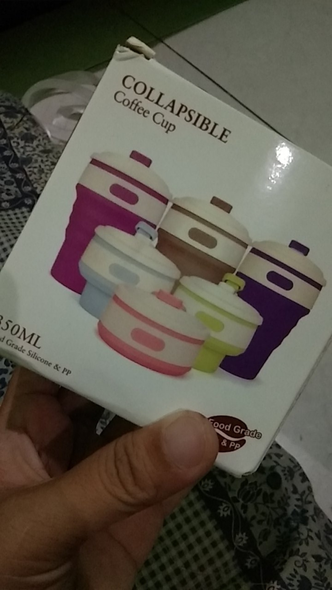 Cod Ready Stock✅ Foldable Cup Stojo Cup Folding Cup Tumbler Lipat Tumbler Silicone Lipat 350 Ml