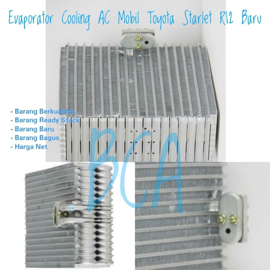 EVAPORATOR EVAP Cooling AC Mobil Toyota Starlet R12 Baru