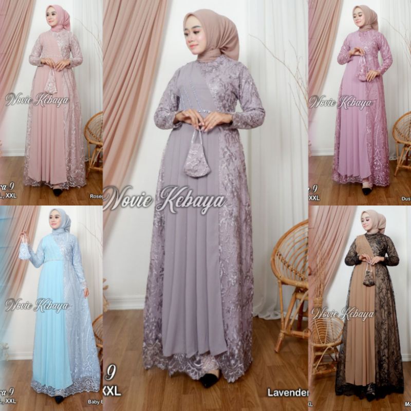 KEBAYA MODERN//KEBAYA ORIGINAL//GAMIS AURA//BY NOVIE KEBAYA