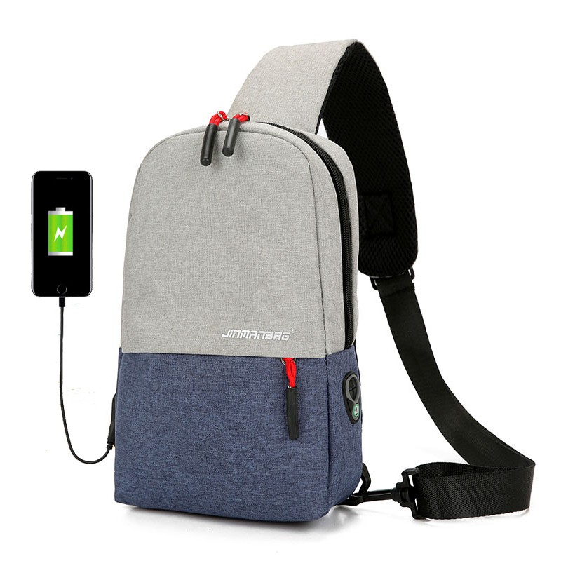 Highland Tas Ransel Pria Tas Ransel 3in 1 Tas Selempang Pria  Laptop USB Import TR501