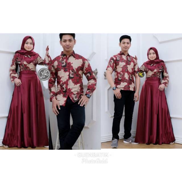 Couple gamis kombinasi KARYAKU best seller