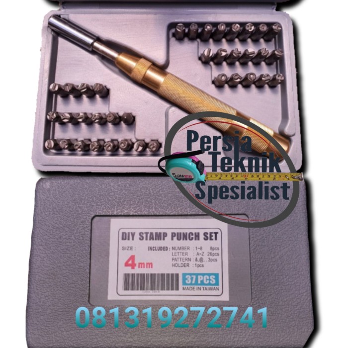 

ST | Ketok angka huruf set 37 pcs/4 mm Stamp punch