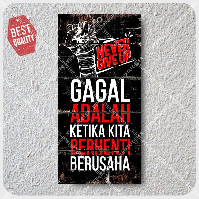 Poster Motivasi Pajangan dinding Dekorasi Hiasan dinding Poster dinding Wall decor 143020STR