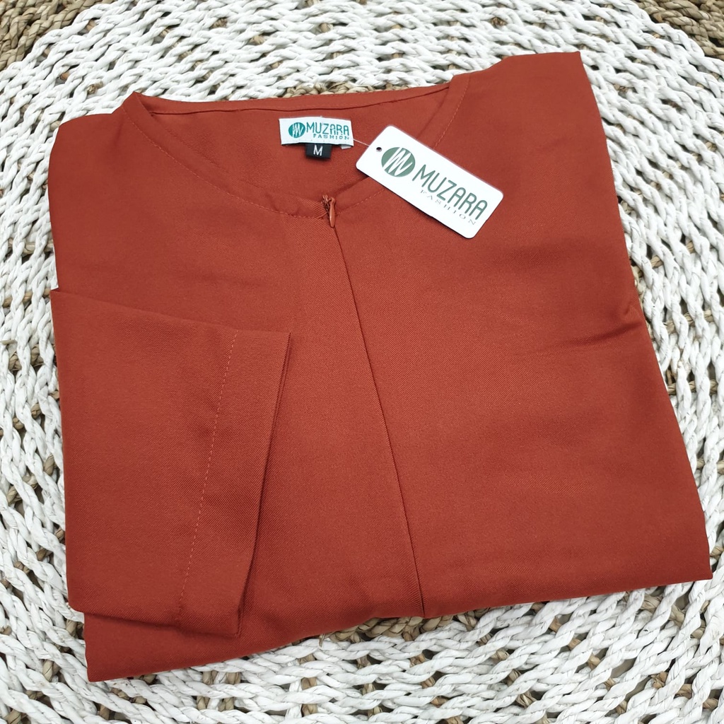 GAMIS TERBARU / NAUREEN DRESS / GAMIS LADYZARA PREMIUM / GAMIS ORI / GAMIS REAL PICT / GAMIS MURAH / GAMIS BEST SELLER / LONG DRESS / DRESS CANTIK-teracotta