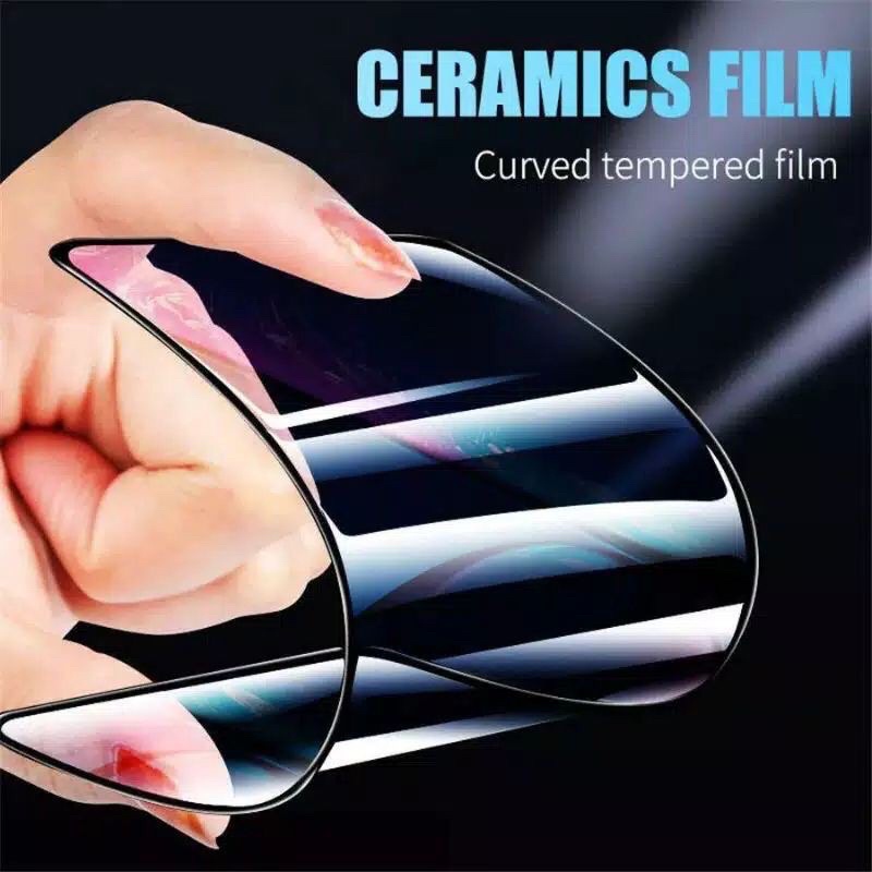 NEW Ceramic Matte Blue Samsung A11 A12 A13 A14 A21 A21S A31 A41 A51 A71 A81 A91 Tempered Glass Ceramic Matte Blue - A/B