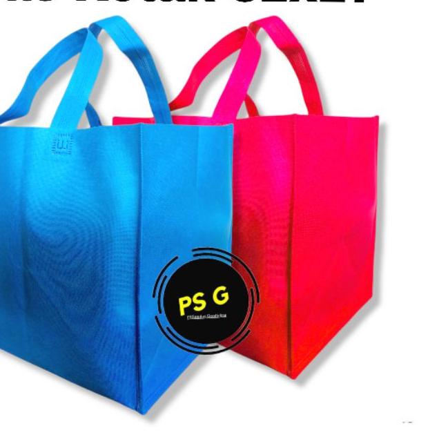 

Goodie Bag Tas Spunbond Kotak Jahit 32x27x26 Box Nasi Dus Kue isi 12pcs