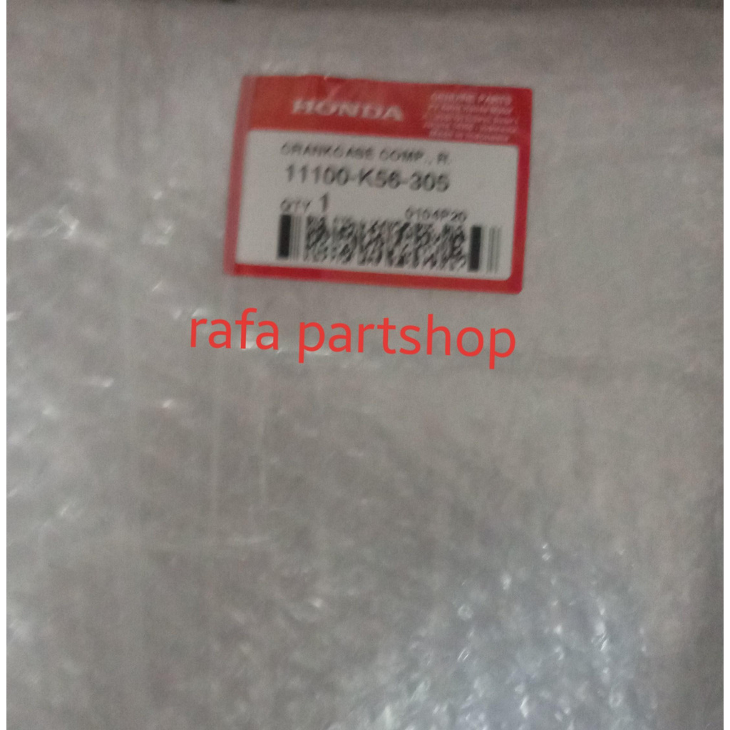 Blok Mesin Tengah Kanan Crankcase Comp Right Sonic 150R K56 11100K56305 ORI AHM