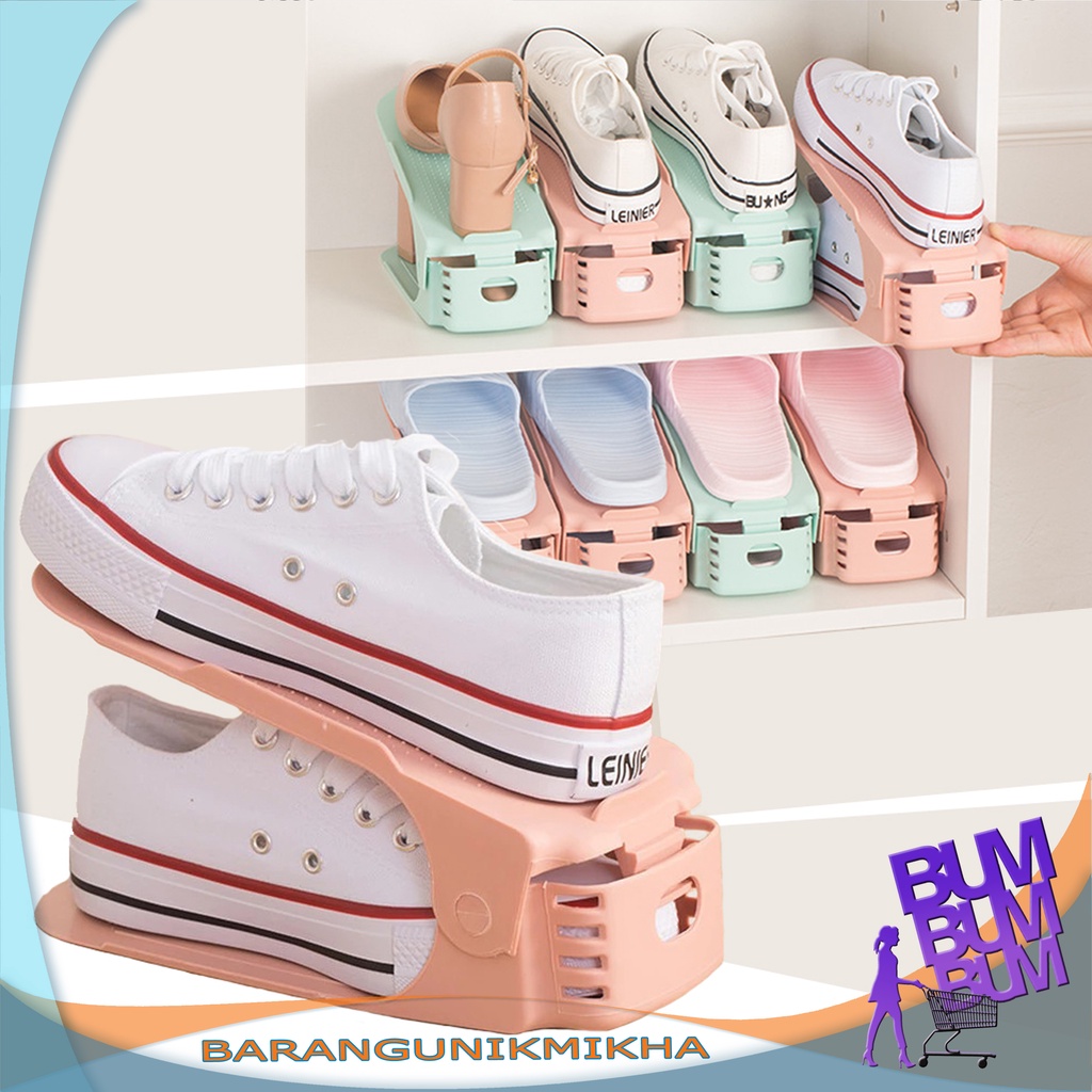 Tatakan Susun Penyimpanan Sepatu | Shoes Organizer - BUM