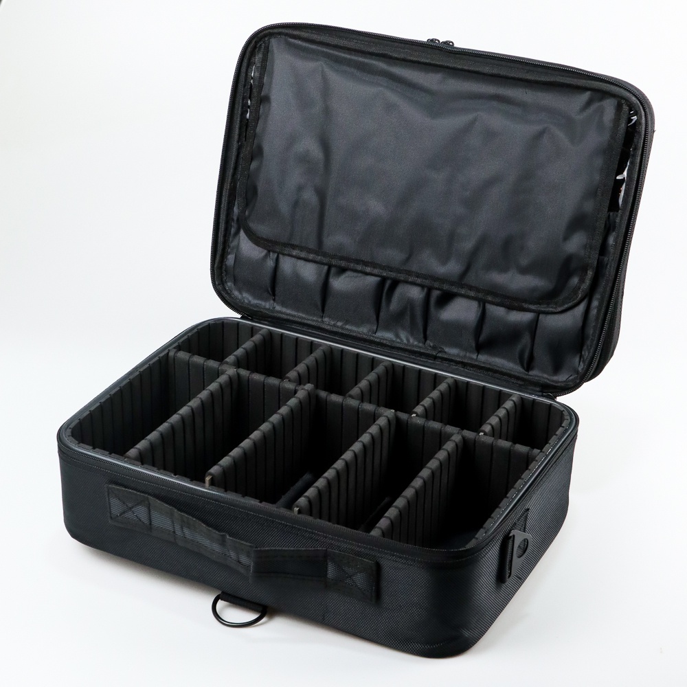 Tas Kosmetik Make Up Travel Organizer Bag Wanita 37cm - X3235 - Black