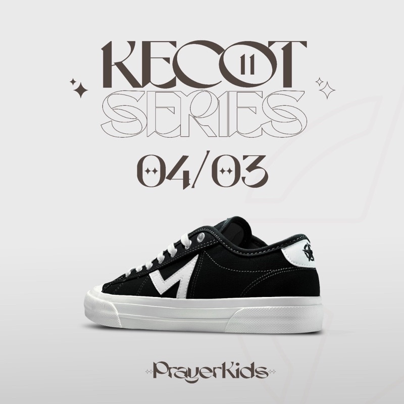 PRAYERKIDS SEPATU PRAYERKIDS SERIES NEW KECOT LOW BLACK ORIGINAL INDONESIA