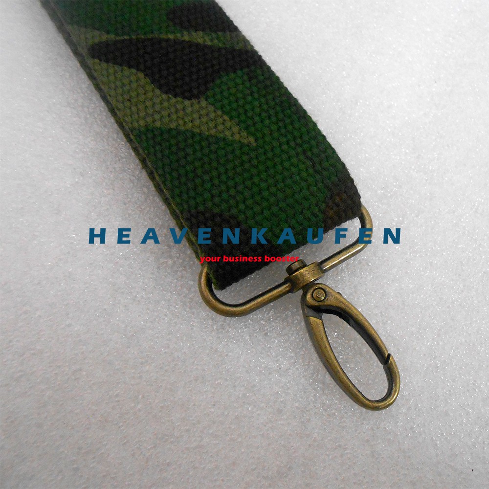 Strap Tas / Tali Selempang Tas Unisex Katun Lebar 3,8 cm Motif Army Tentara Kode A