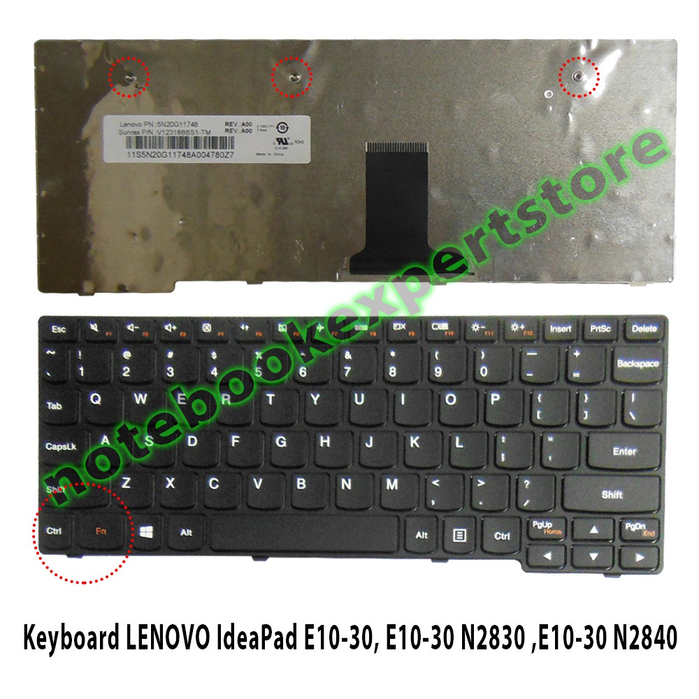 Keyboard LENOVO IdeaPad E10-30 E10-30 N2830 E10-30 N2840 Black