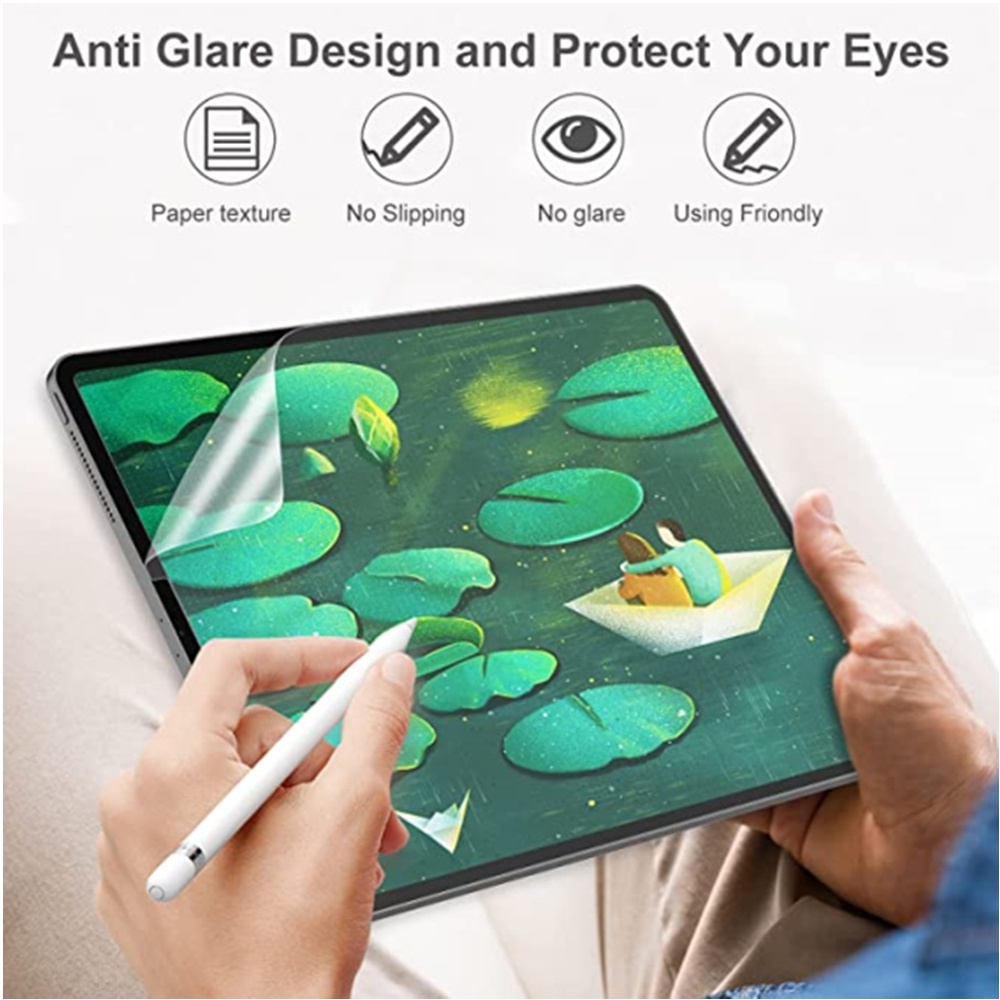 【Beli dua diskon 20%】 GOOJODOQ Paper Like Screen Protector Paperfeel Film For Ipad